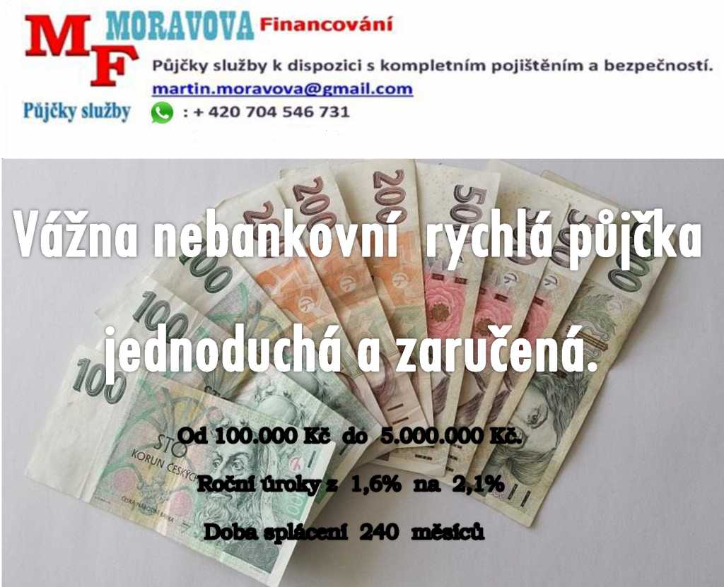 Přihlásite se k rychlé a bezpečné půjčky v České R