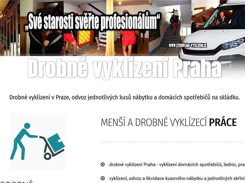 Drobné a menší vyklízecí práce v Praze